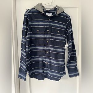 NWT Men’s Old Navy Hooded Flannel